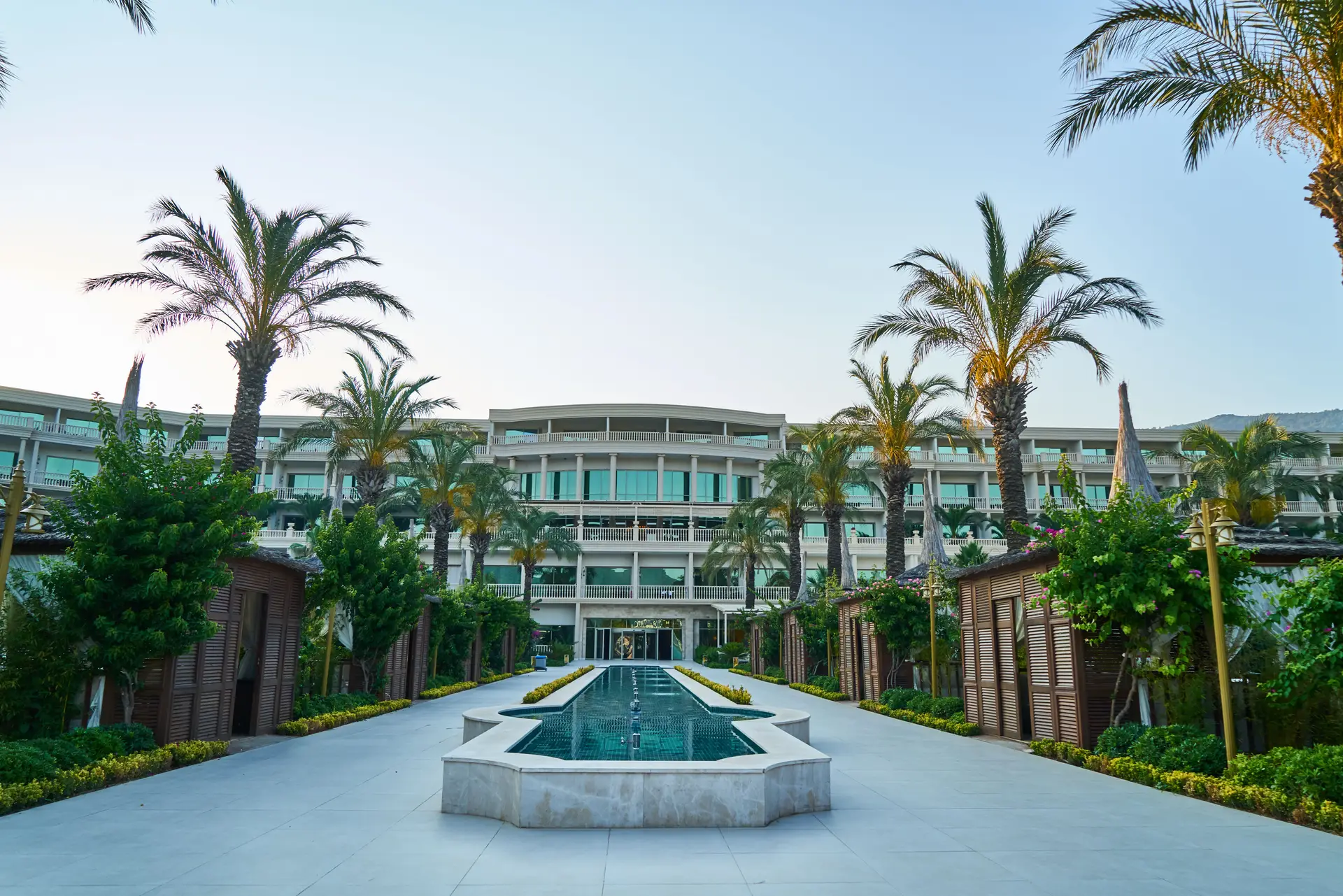 Resort terrace