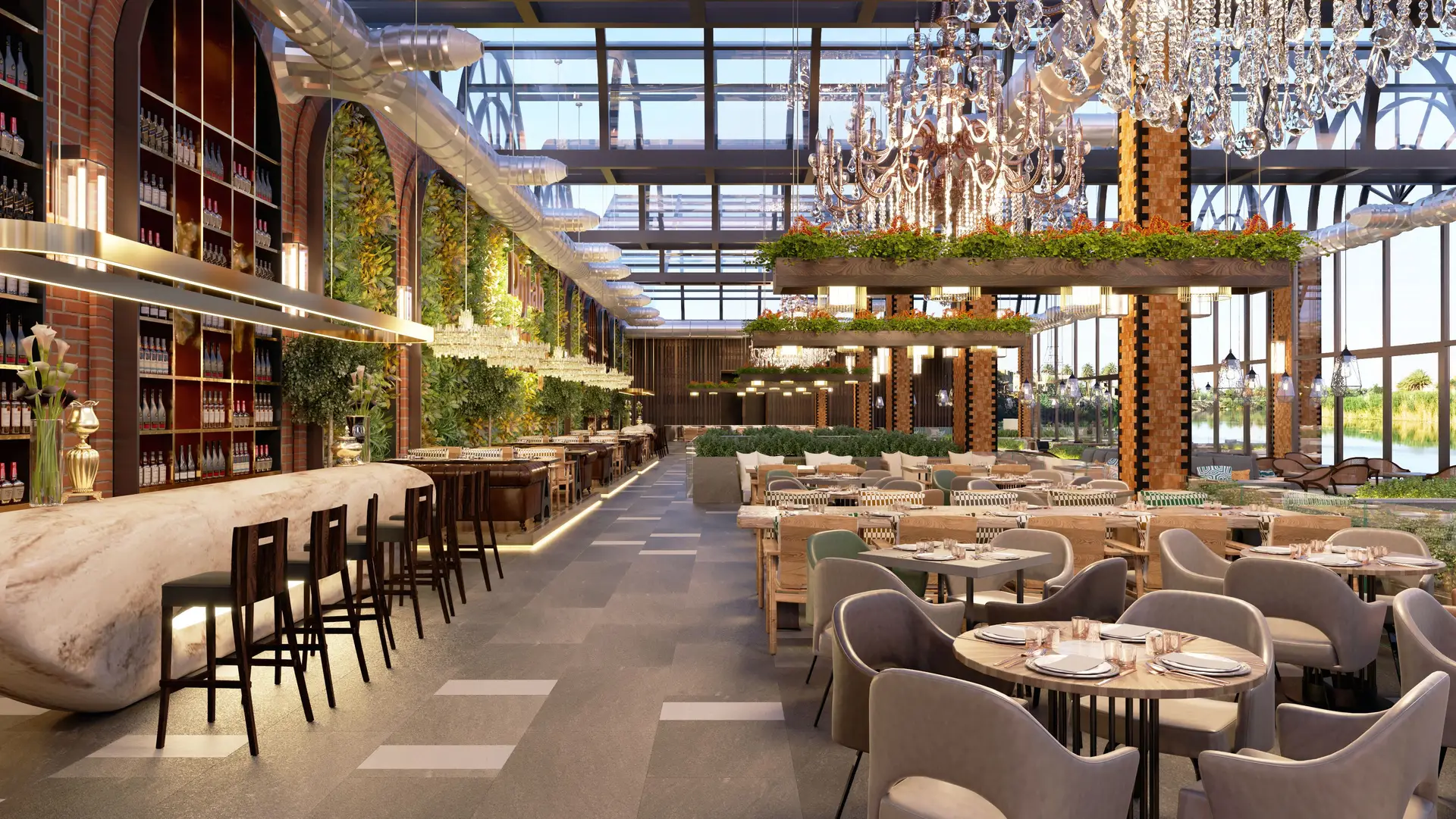 Restaurant Seraphel Interior